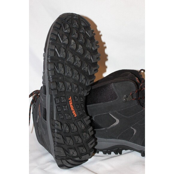 Merrell Men's Phoenix Waterproof Mid Thermo Hiking Boots BLACK SZ 13 NWOB - Picture 6 of 6